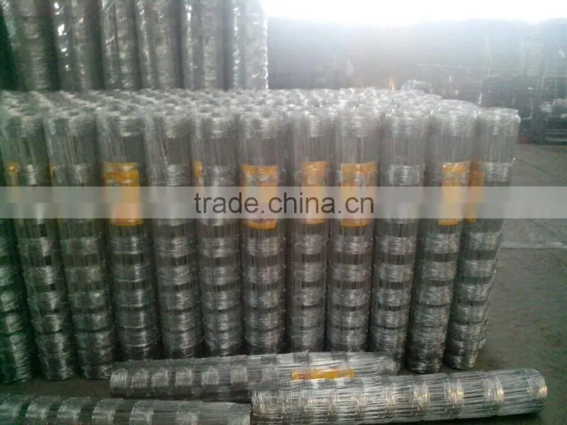 2.4mm*2.0mm high tension farm fencing and wire mesh sheep fence