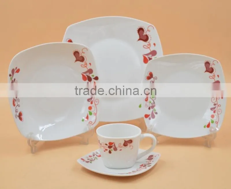 Home Goods Porcelain Square Dinnerware Sets