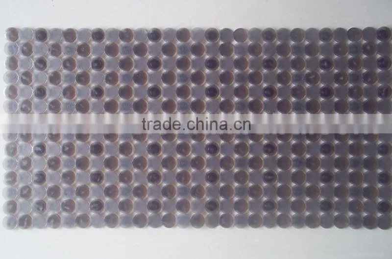Heart Non-Slip PVC Mini Bath Mats,Heart PVC Anti slip Bath tub Appliques w/suction cup, Customized pvc mini bathroom mat
