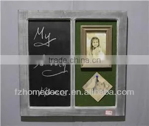 2016 new style decorative beautiful memo board with wooden frame