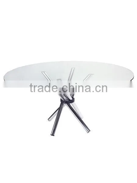Factory price tempered glass folding for dining tables