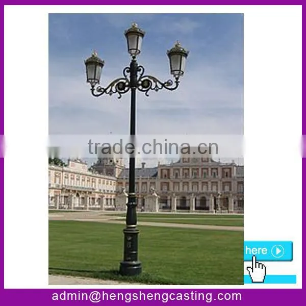 China supplies antique cast iron street lighting pole