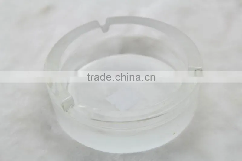 round glass ashtray, frosted glass ashtray