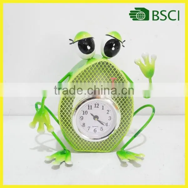 Nice metal frog planter garden home decoration