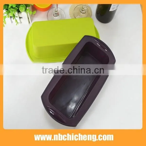 Flexible Rectangular Silicone Loaf Mold, Silicone Bread Baking Mold, Silicone Cake Mold