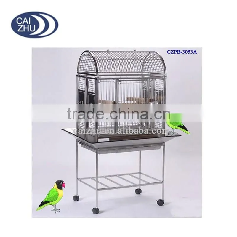 Wholesale Outdoor Strong Opentop Large Stainless Steel Parrot Cage