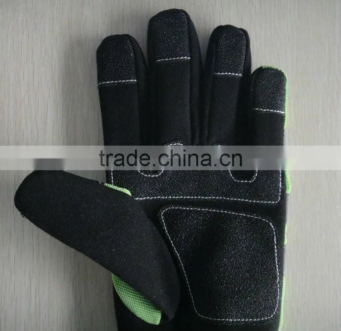 High Visibility Mechanics Gloves ZJM43