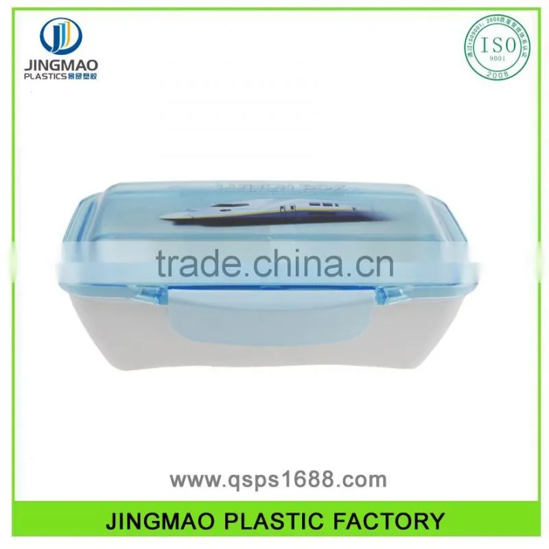 Clear Plastic Bento Lunch Box With Lock