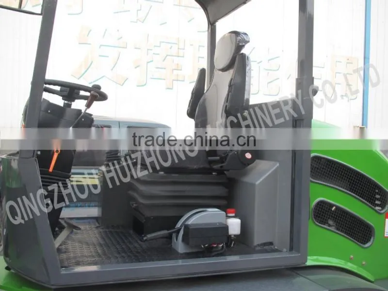 4WD tractor HZM 908 cheap wheel loader price chinese wheel loader without cabin for sale