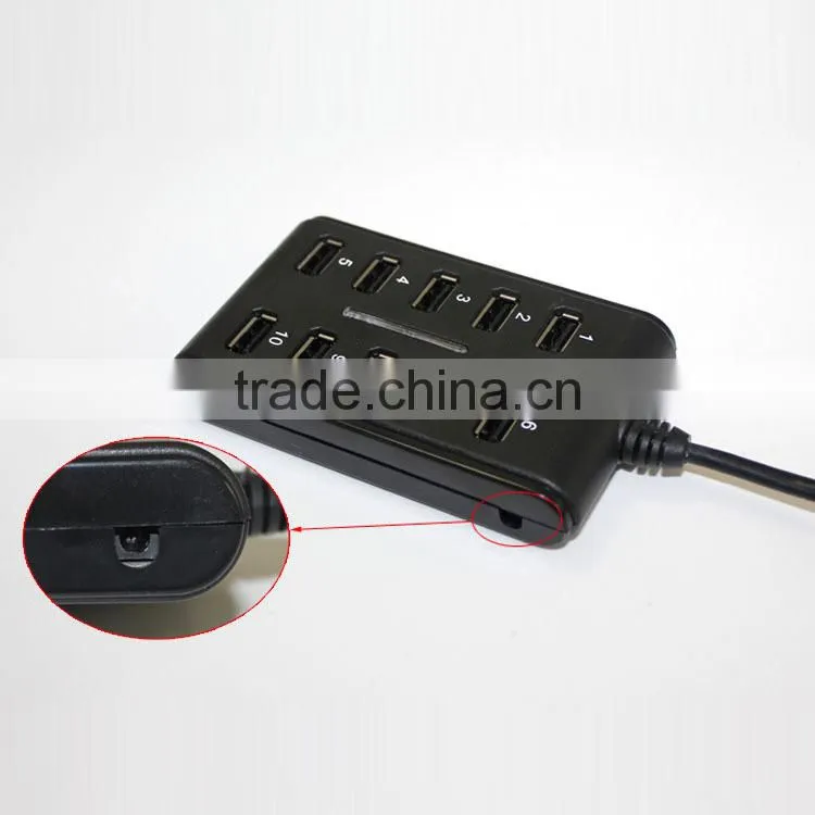 10 Ports High Performance USB 2.0 HUB