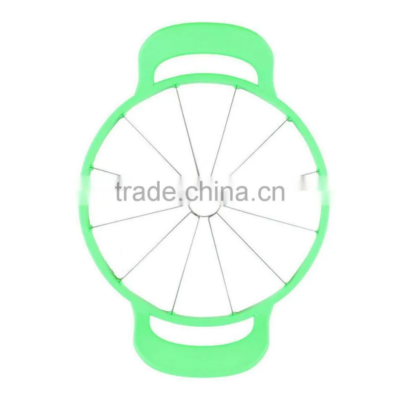 Watermelon Cantaloupe Melon Cutter Stainless Steel Kitchen Fruit Divider Slicer