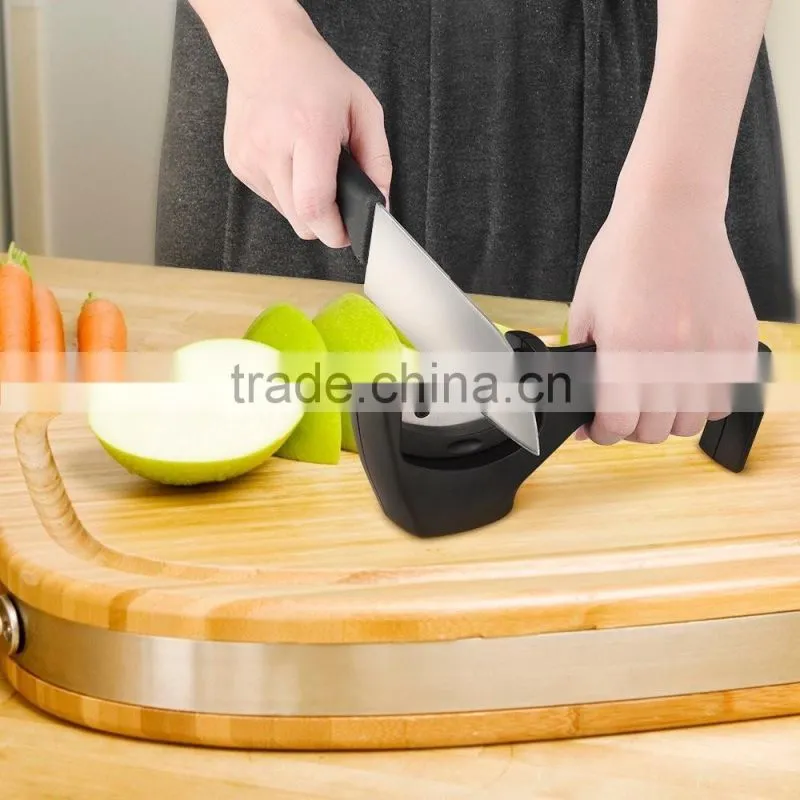 2016 manual ceramic knife sharpener 3 stage knife sharpener