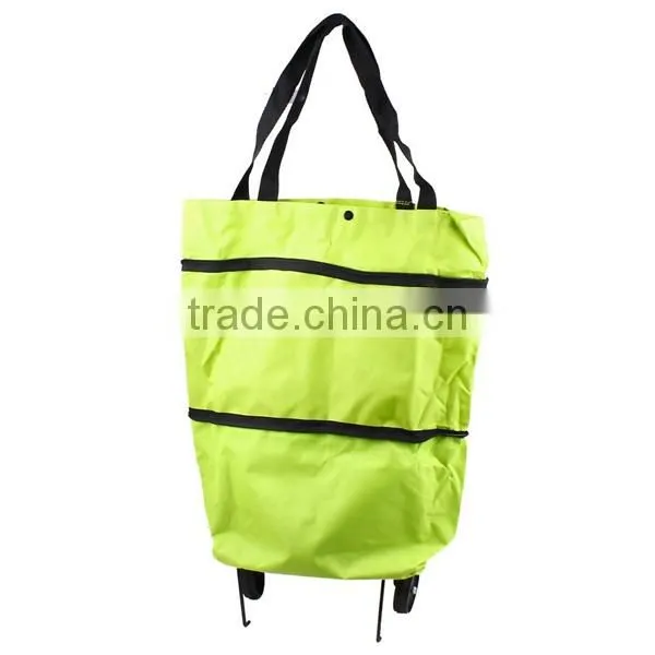 600D Oxford Foldable Trolley Bag
