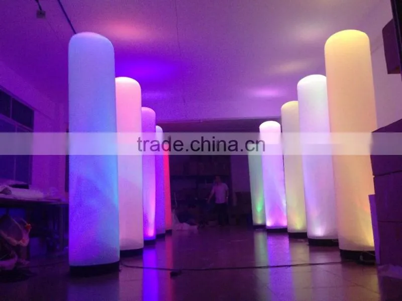 New products advertising led lighting pillar inflatable in good quality