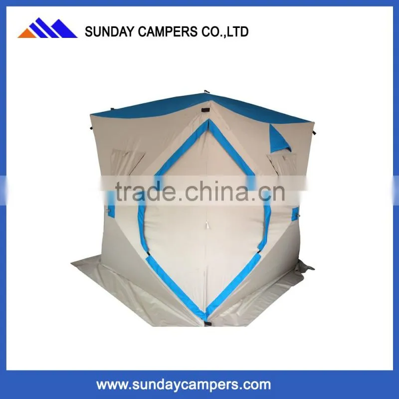 Hot selling popular color pop-up ice fishing tent package pop up for fishing