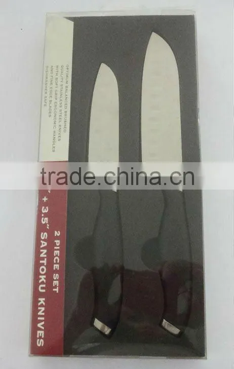 2 pcs sushi knife set with silicone handle