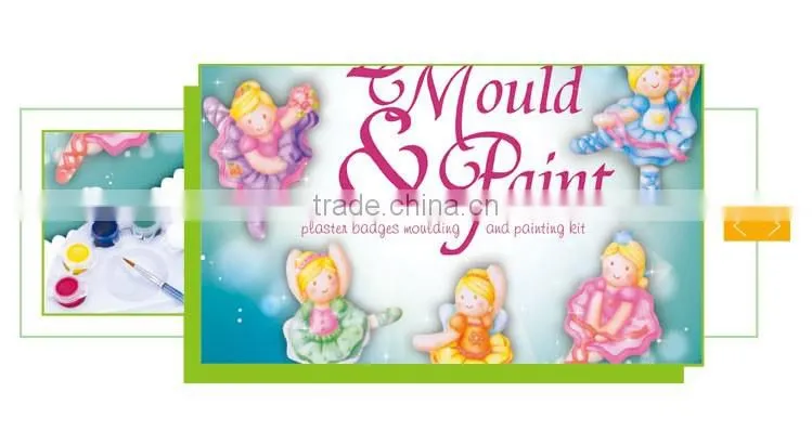 Kids play educational plastic molds diy painting machine for toys