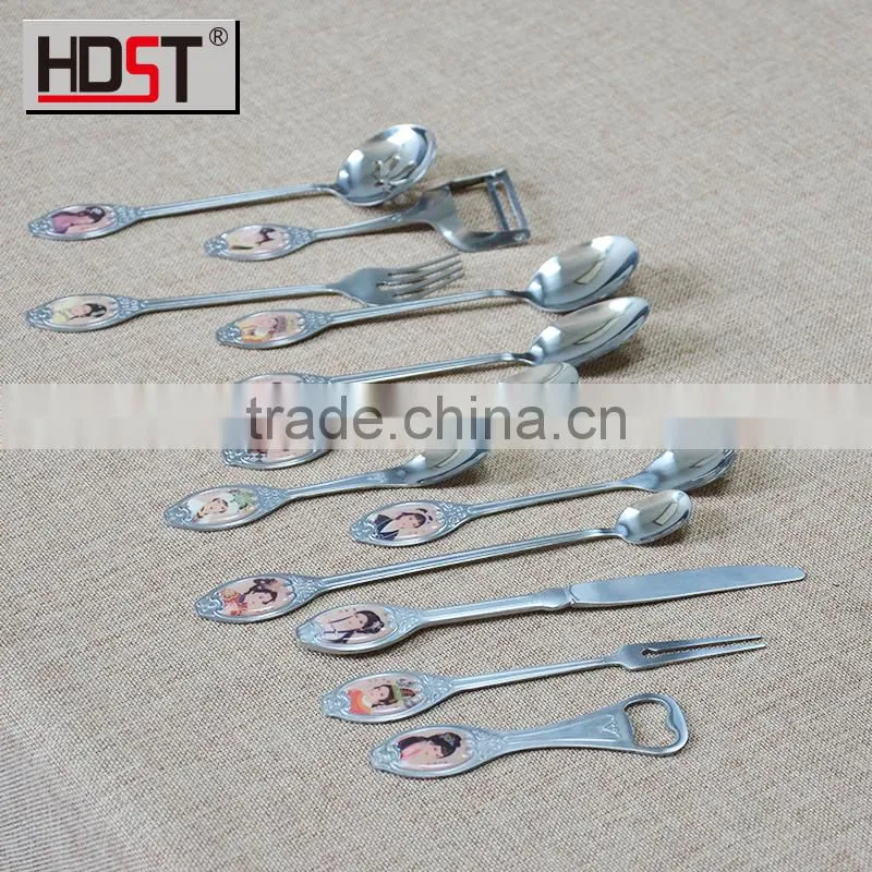 18/8 stainless Ceramic flower handle good quality kitchen accessories for best selling