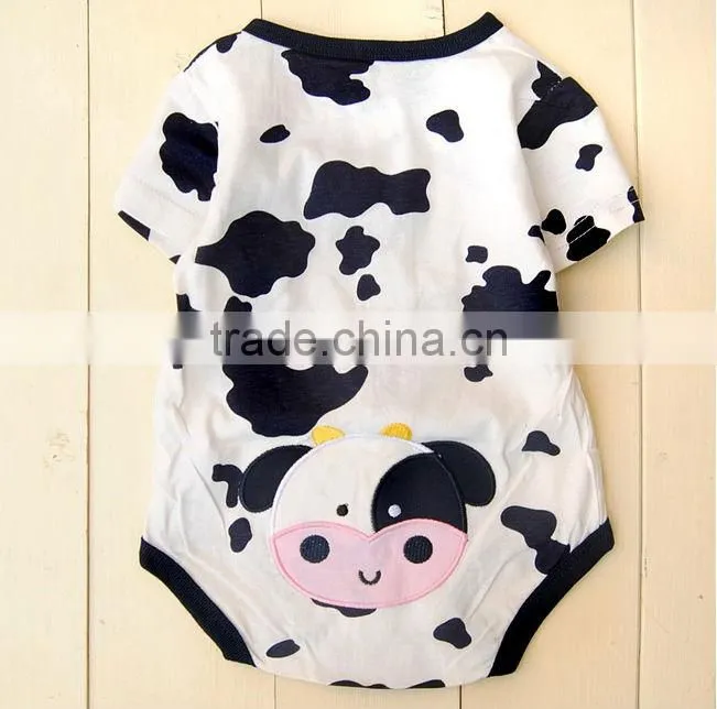 comfortable fit milk cow baby rompers wholesale