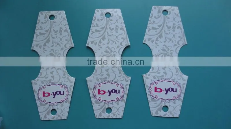 Fashion high quality fancy custom engraved jewelry hang tags for jeans,hang tags for clothing