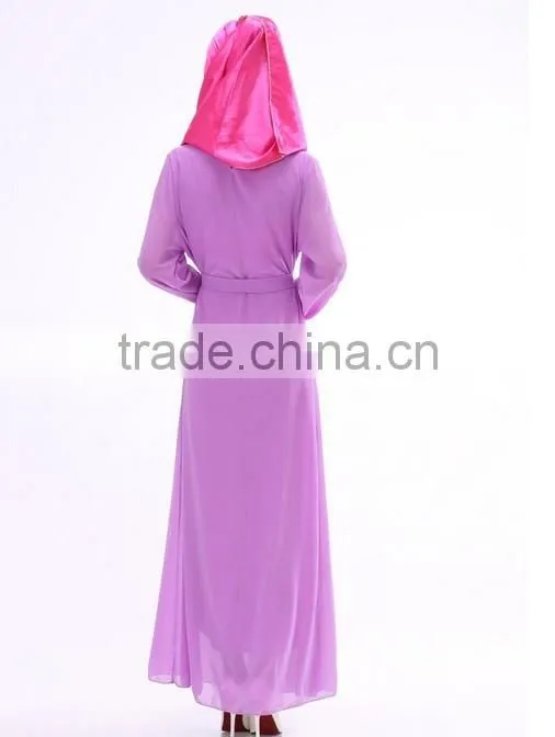 muslim fancy maxi dress with long sleeve