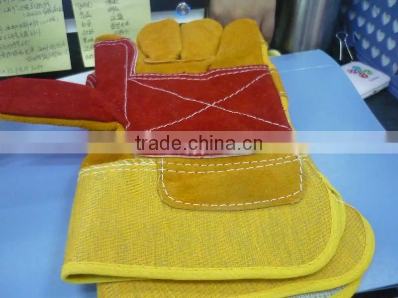 Safety Gloves/Fullylined Leather Welding Hand Glove