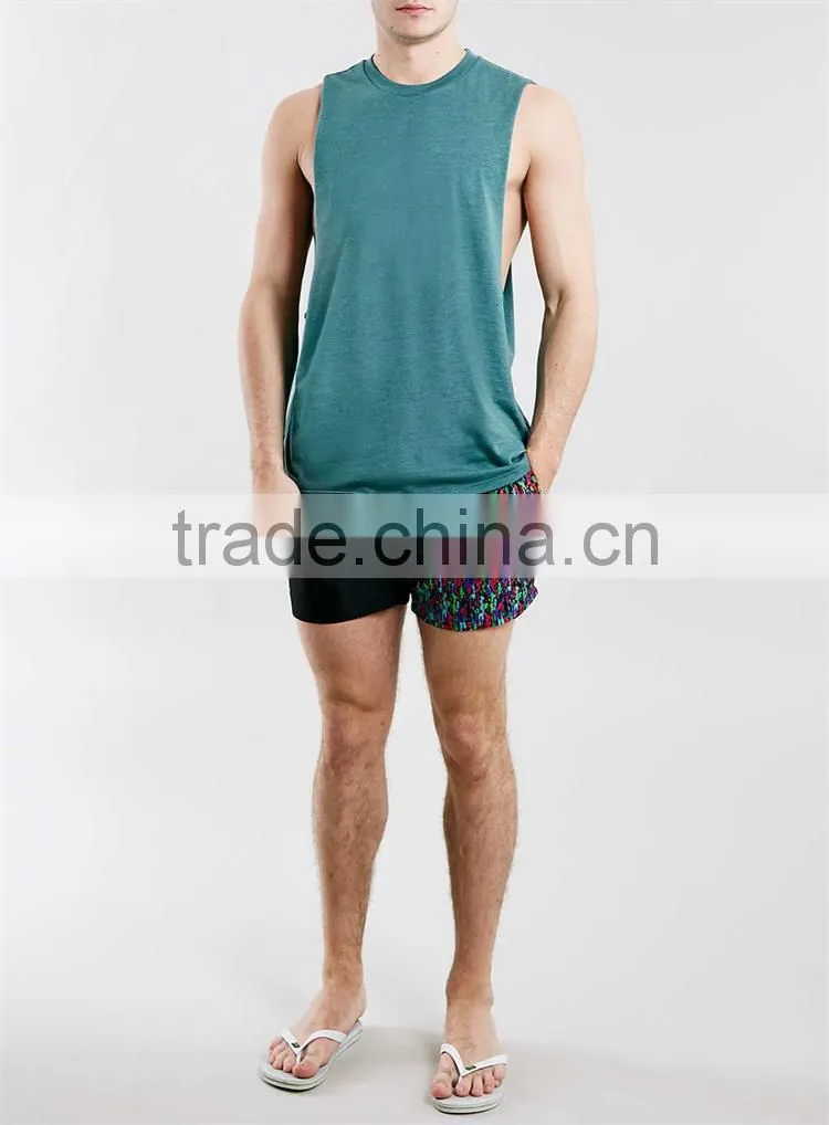 Mens dark green fit vest weighted vests for fitness