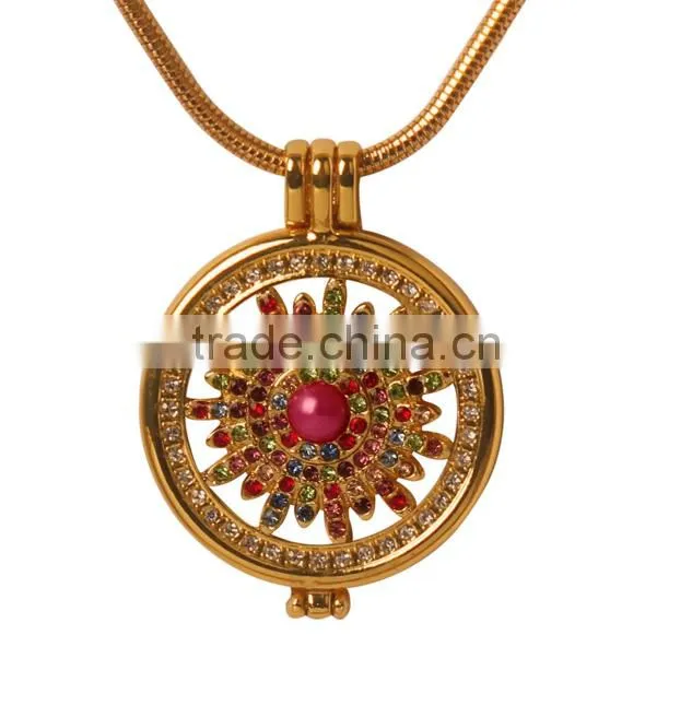 Fashion Punk Vintage Gears Angel Wing Pattern Steam punk Necklace & Pendant