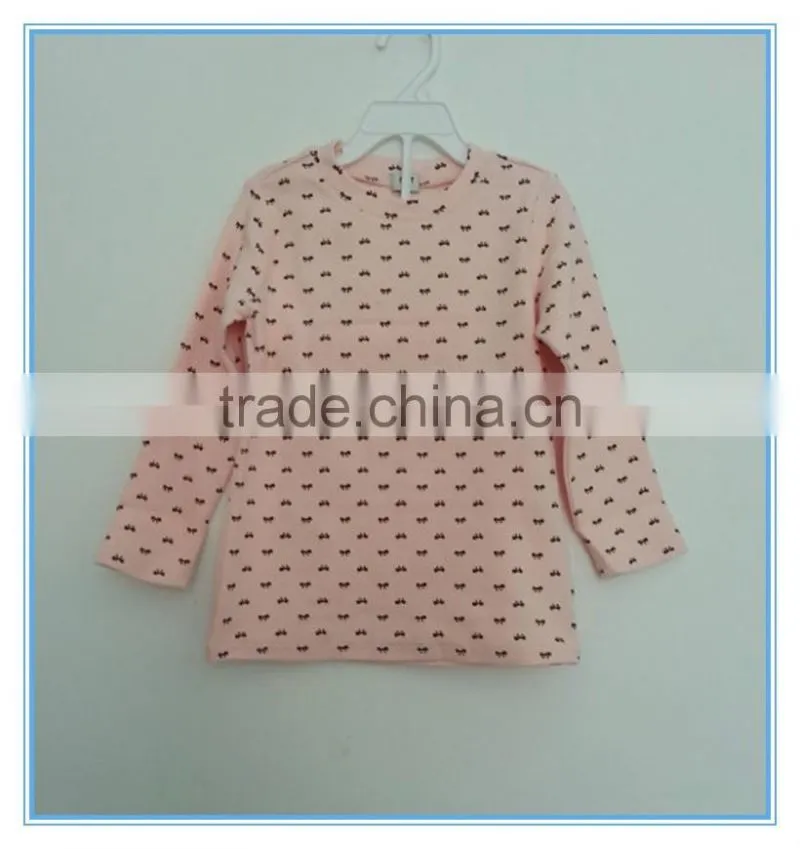 Wholesale OEM Children Gilrs Cotton Underwear Set Long Johns, High Quality Kids Pajamas Clothes for Child