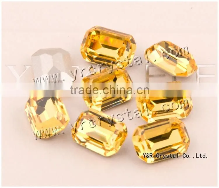 2016 newest K9 crystal glass stone, crystal fancy stone without claw or with claw