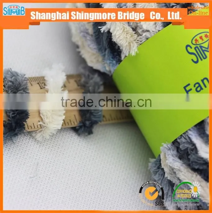 Shanghai SMB yarn factory hot wholesale high quality chenille yarn and latest chenille yarn price