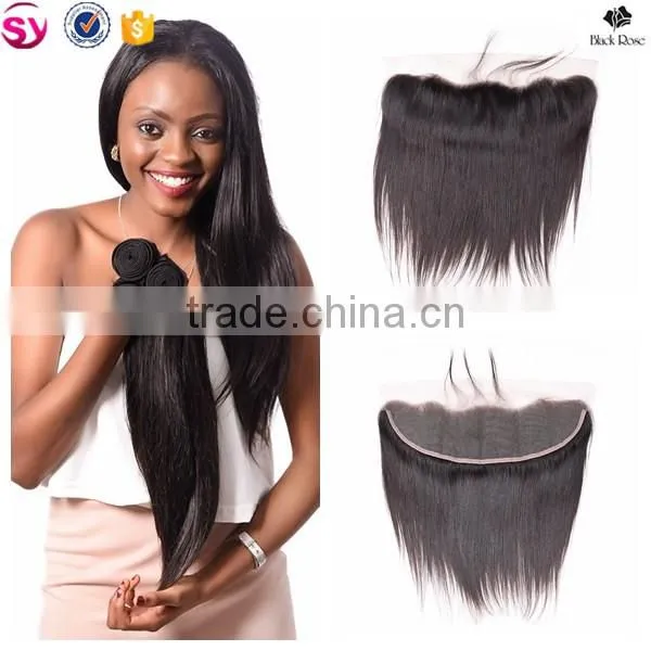 Black Rose Ear to Ear 360 Lace Frontal with 360 Elastic Band, Wholesale Human Hair 360 Lace Frontal Closure