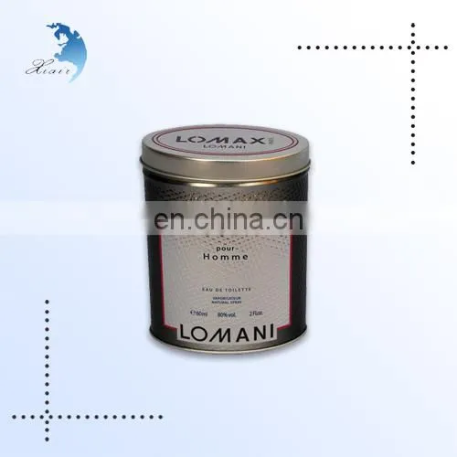 High Quality Custom Design Fancy Cylinder Shape Small Storage Tin Boxes