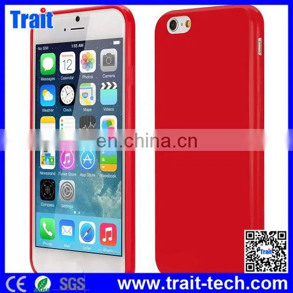 Slim Smooth Flexible Precise Cutouts Solid Color TPU Case for iPhone 6 Plus 5.5 inch