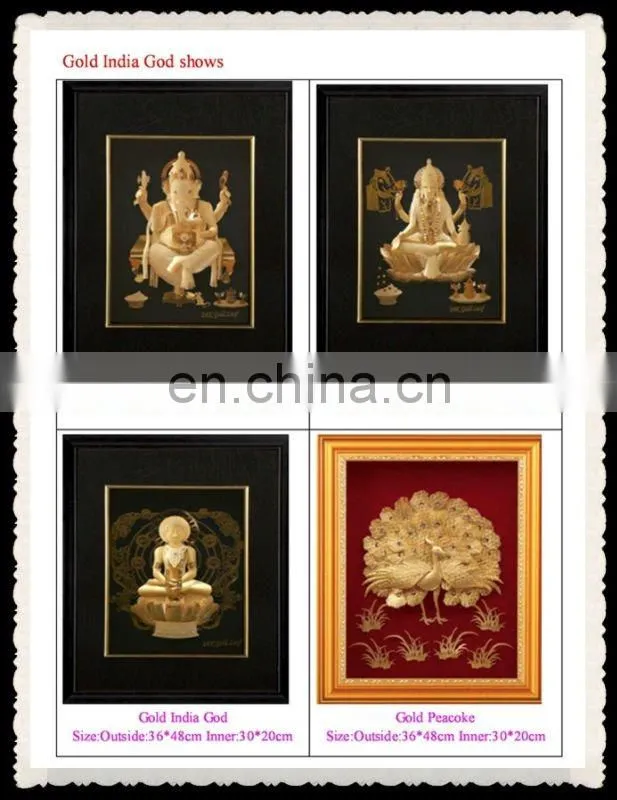 24K Gold leaf frame