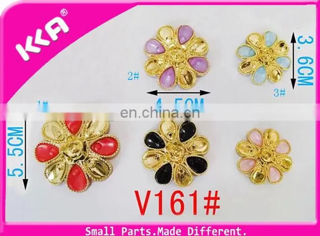 Fashion design plastic lady shoes flower