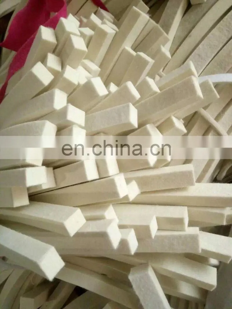 Industry oil absorb 100% wool felt strips