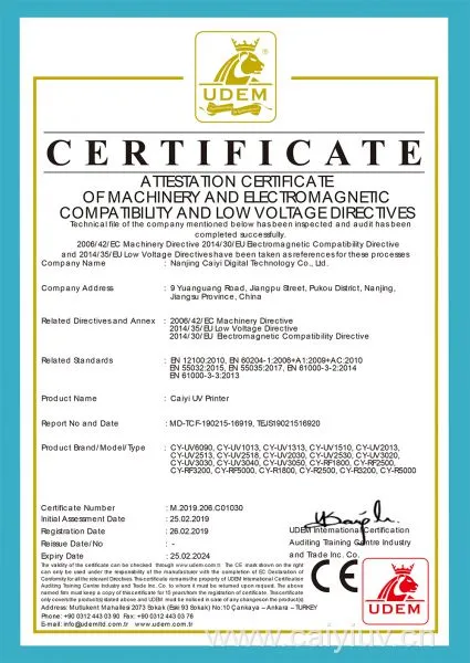 CE Certificate