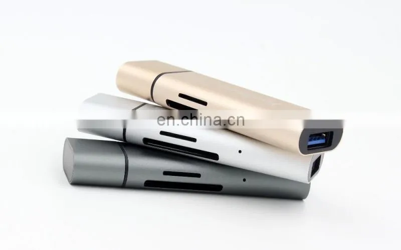 newest fashionable card reader with TF and SD slot