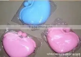 Cute silicone coin purse for girls,heart shape purse hook for younga ladies