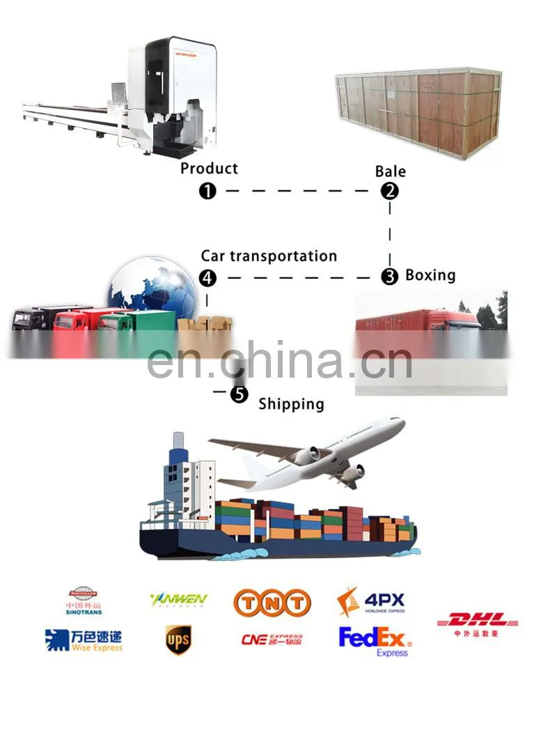 High speed and good quality Pipe cutting laser equipment laser cutting machine for square tube pipe