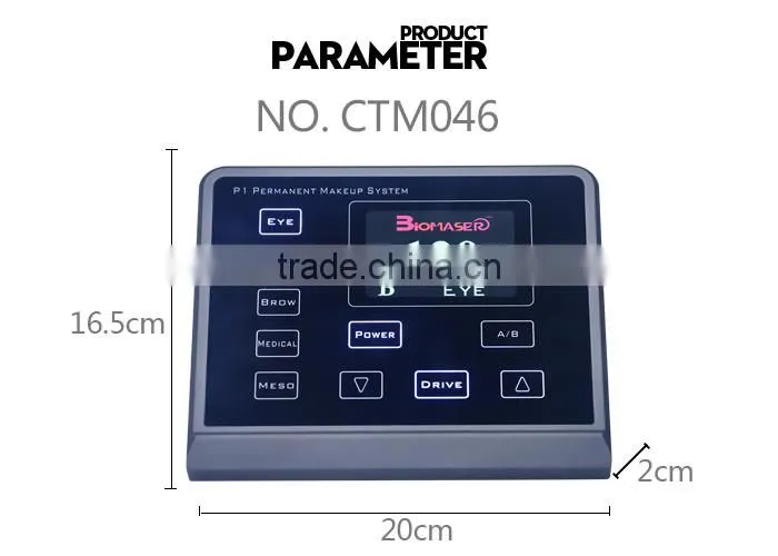 New arrival electric digital permanent makeup touch-screen tattoo machine kit