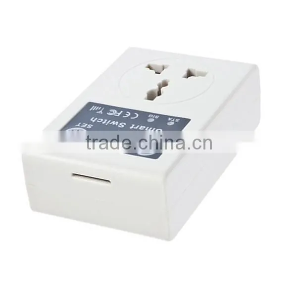 Smart Home SMS/Dial Switch ON/OFF 2200W Universal Remote Controlled GSM Power Socket Suitable for US/ UK/ EU Stand Plug