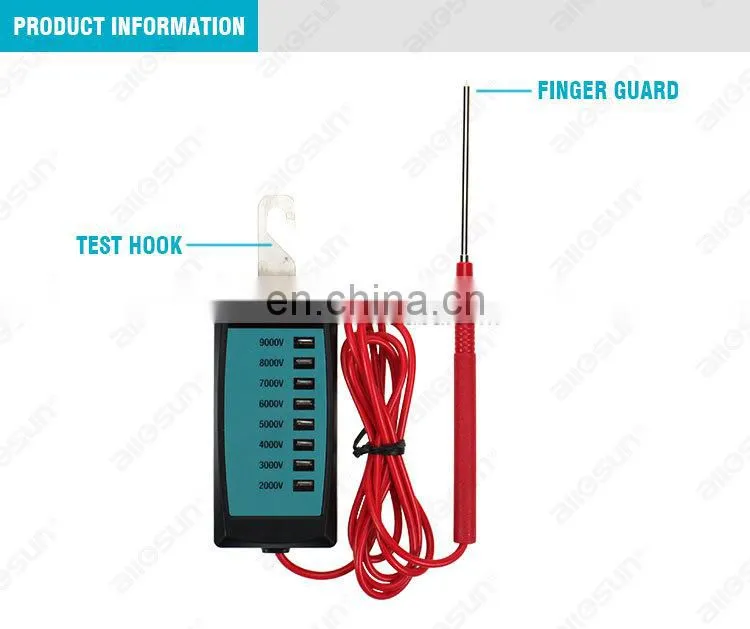 all-sun GK503C Electric Fence Voltage Tester 2000V to 9000V Fence Controller No Battery Voltage Tester with Neon Lamp
