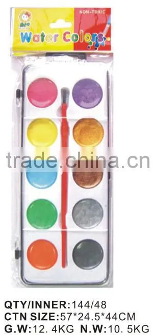 TARGET audited supplier,damp-dry metallic watercolor set