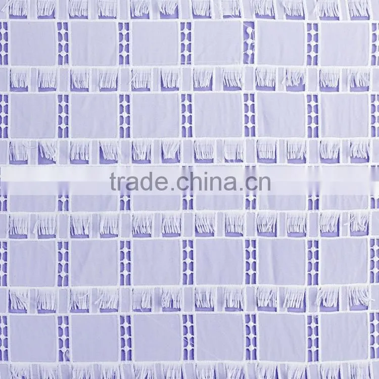 Cheap discount female textile garment stain fabric embroidery chemical lace swiss
