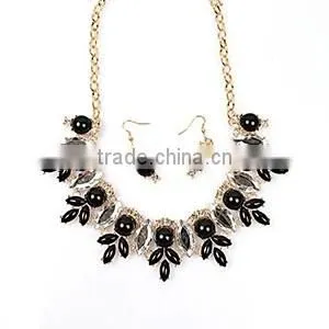 Bulk Colored Stones Choker Necklaces 2016 Crystal Statement Necklace