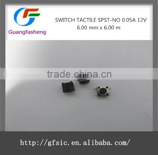 Alibaba Original and New Products SPST-NO 0.05A 12V 6.00 mm x 6.00 m SWITCH TACTILE