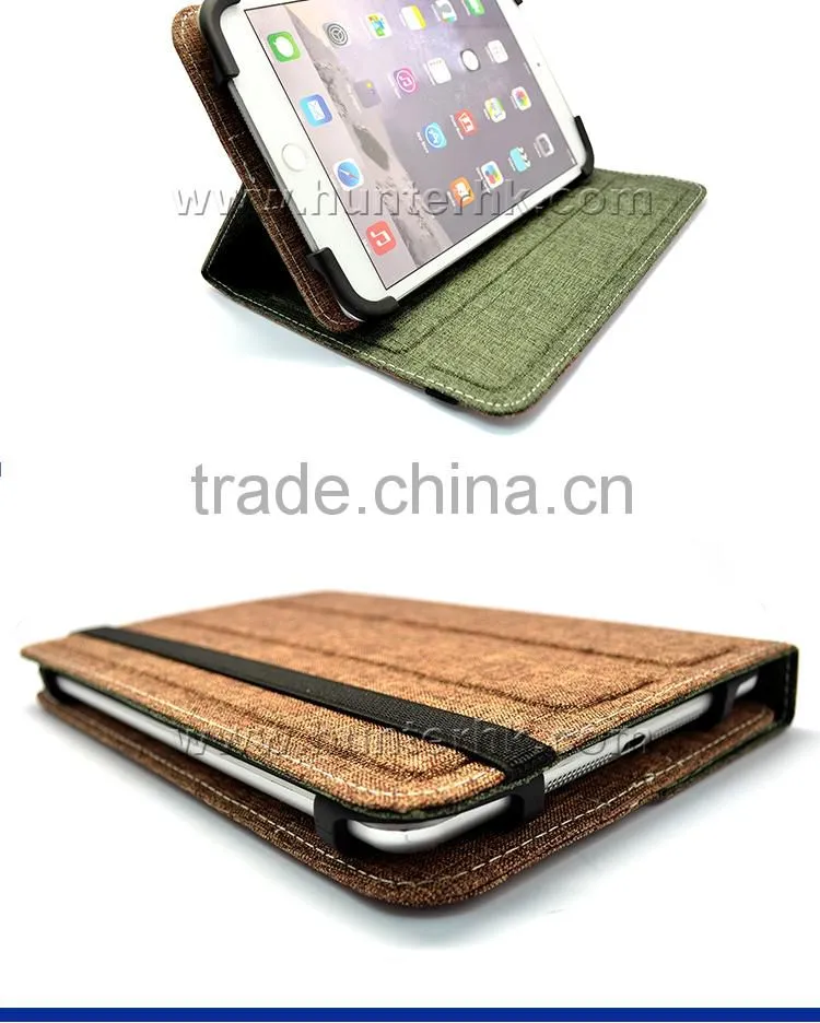 Cotton Fabric 9" Universal Reversible Tablet Cover