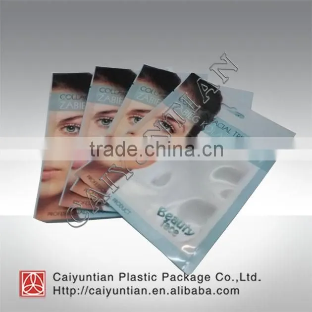 orange mask plastic packing bags / foil bags